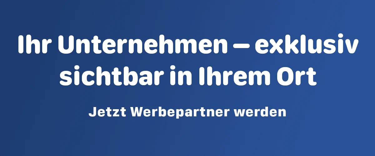 Werbepartner für den Ort