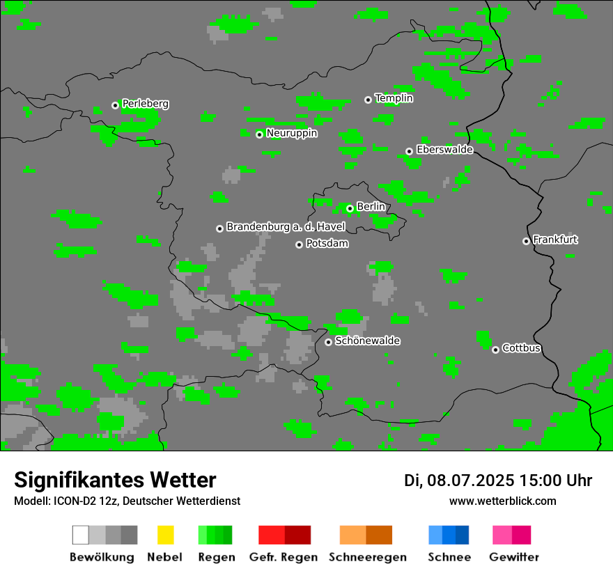 Modellkarten Signifikantes Wetter