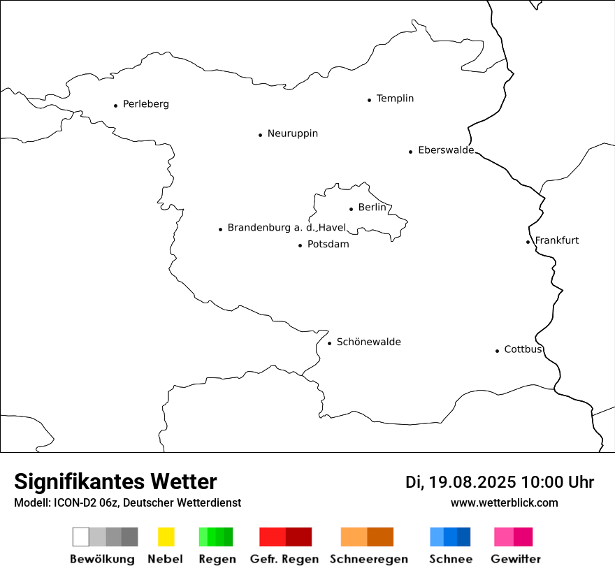 Modellkarten Signifikantes Wetter
