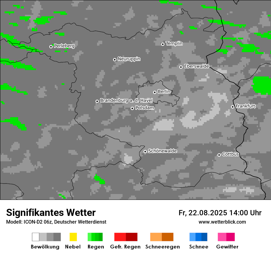 Modellkarten Signifikantes Wetter
