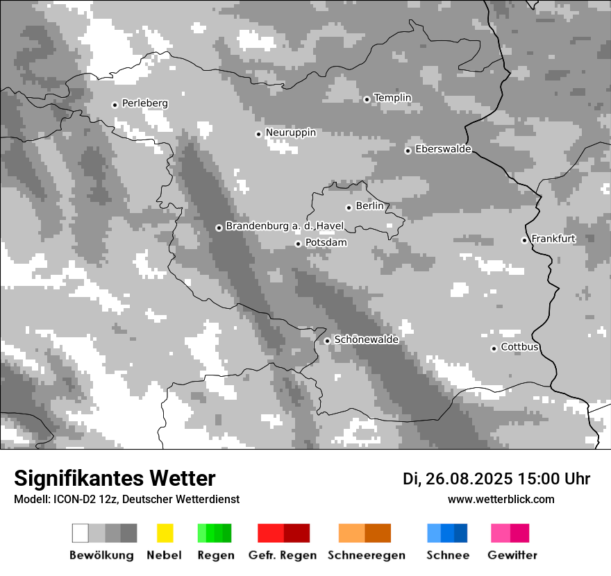 Modellkarten Signifikantes Wetter