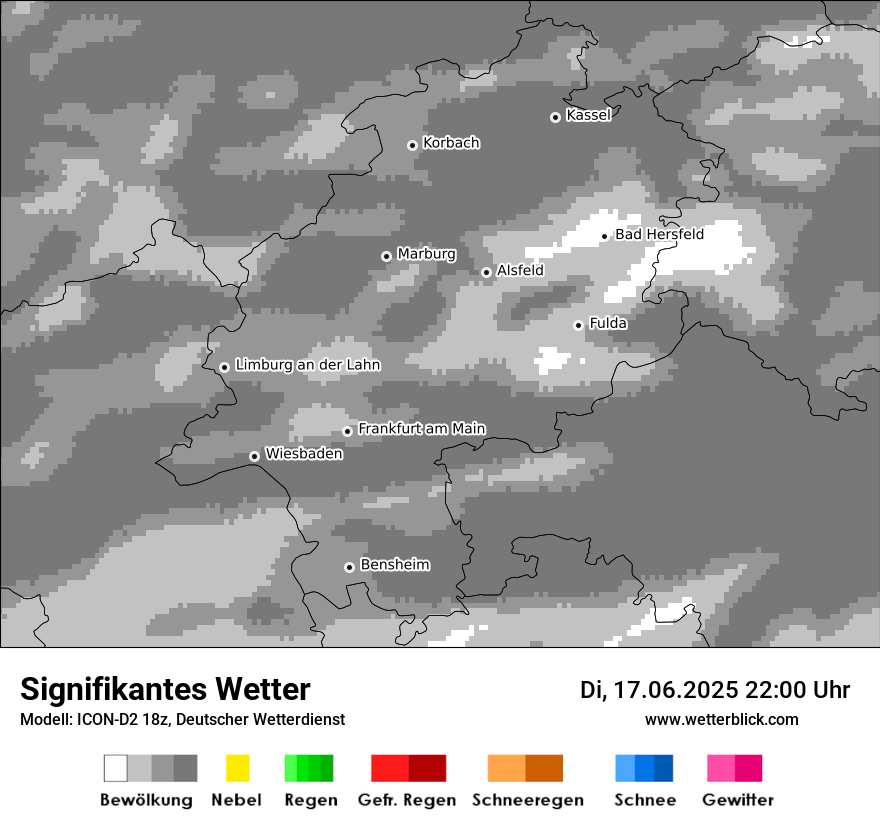 Modellkarten Signifikantes Wetter