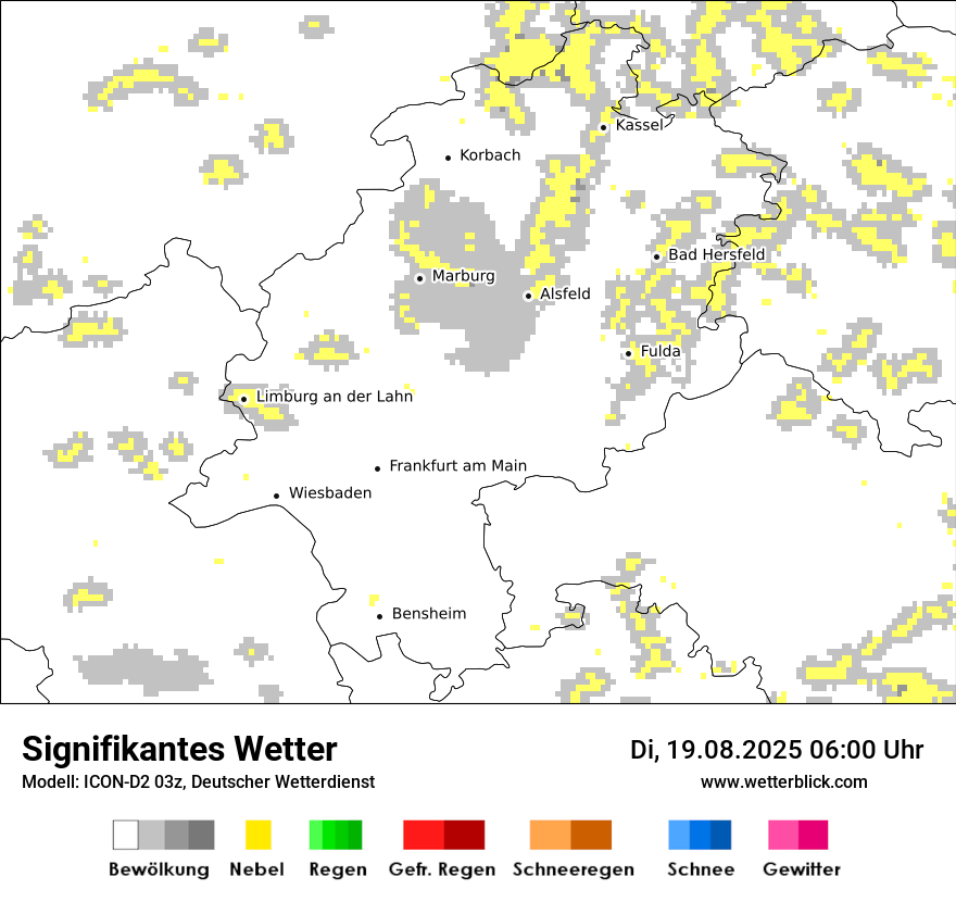 Modellkarten Signifikantes Wetter