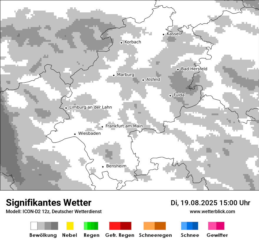 Modellkarten Signifikantes Wetter