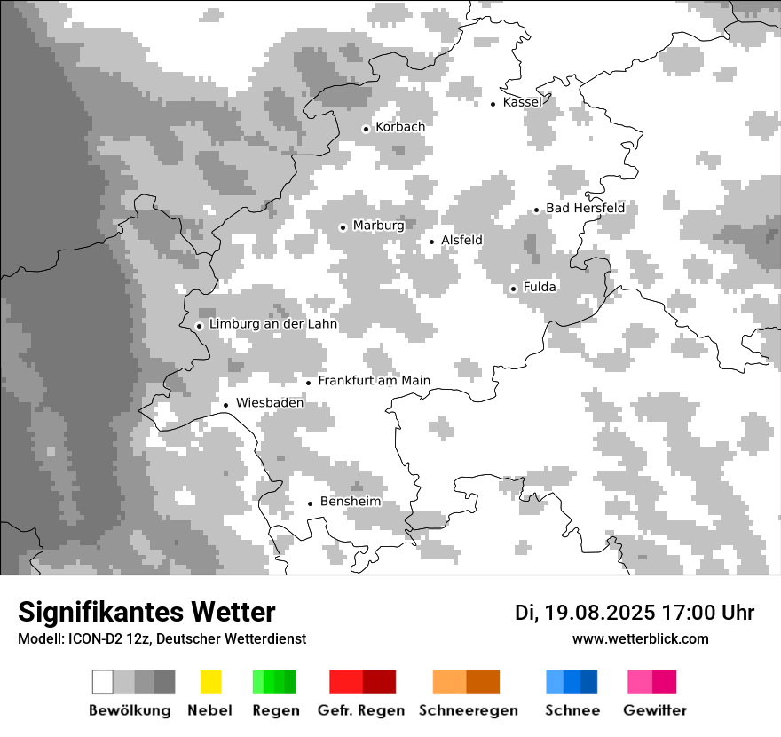 Modellkarten Signifikantes Wetter