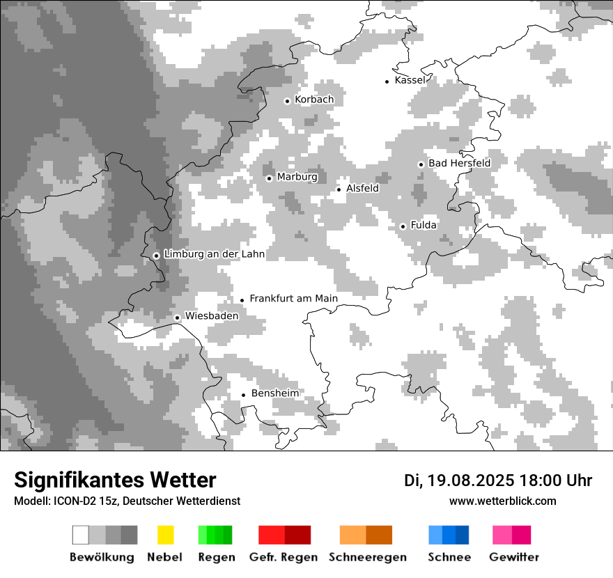 Modellkarten Signifikantes Wetter