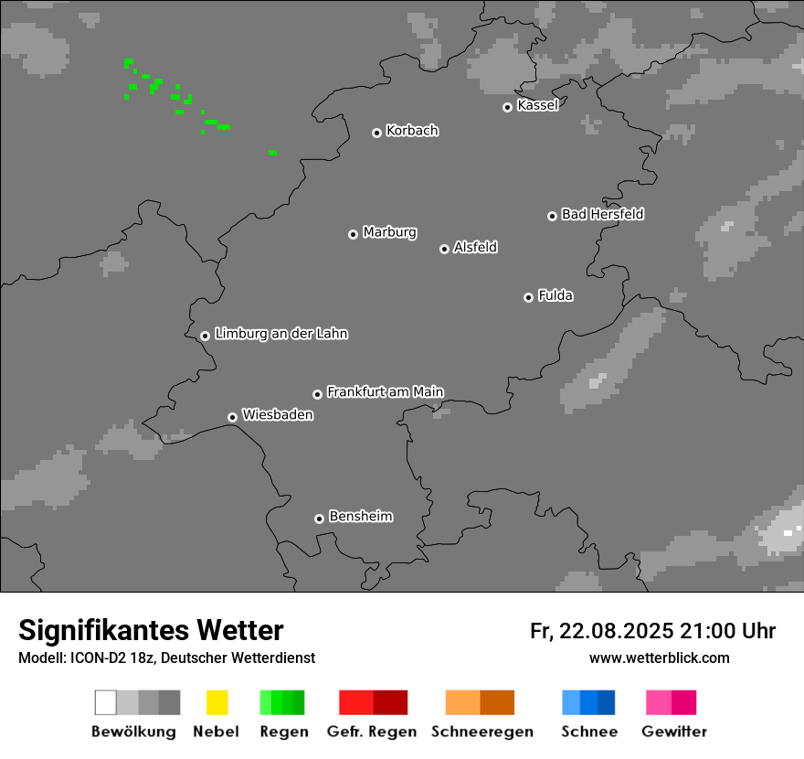 Modellkarten Signifikantes Wetter