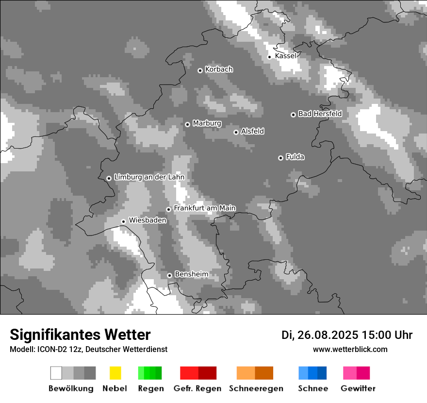 Modellkarten Signifikantes Wetter