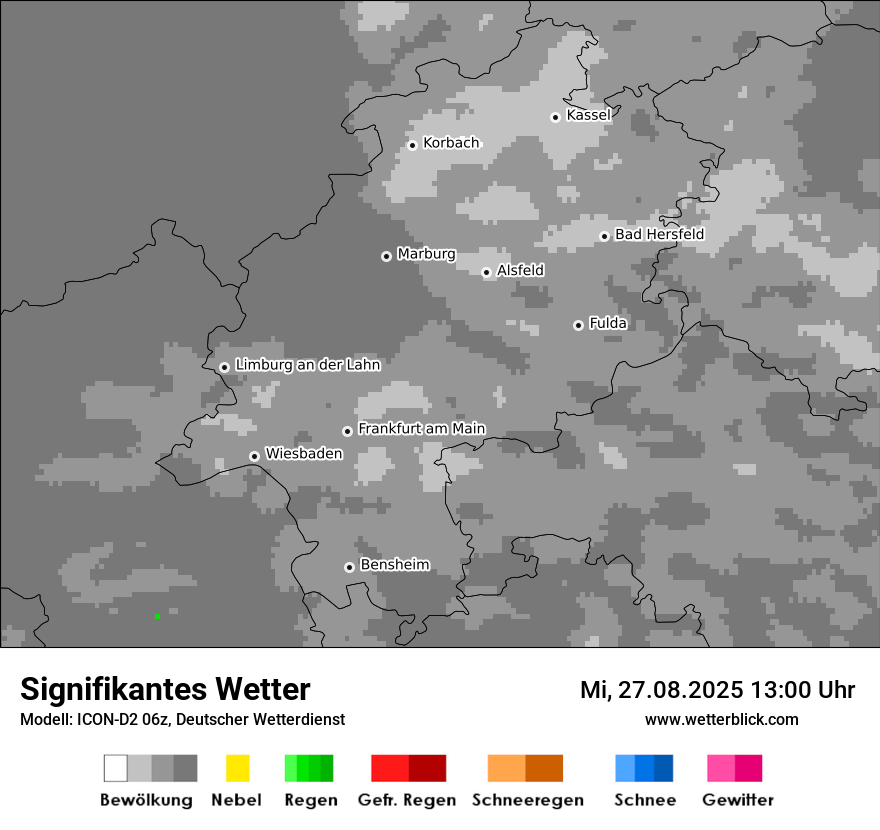 Modellkarten Signifikantes Wetter