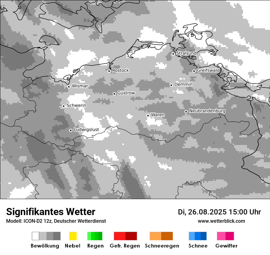 Modellkarten Signifikantes Wetter