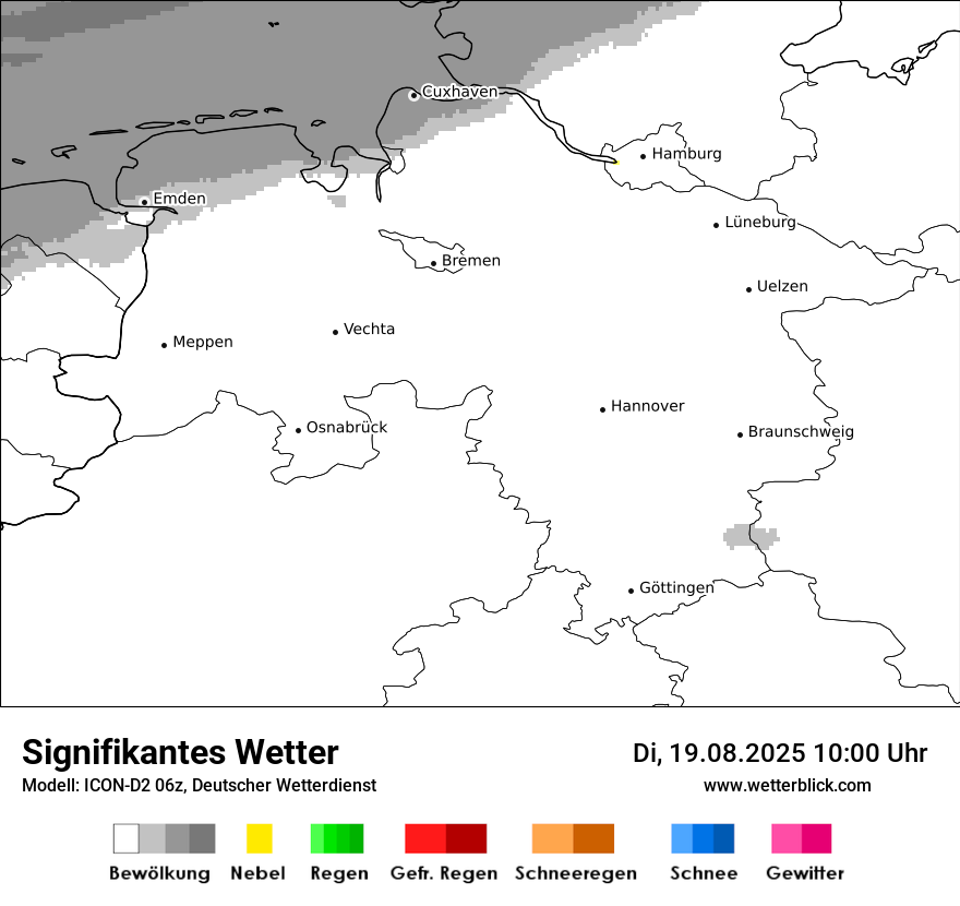 Modellkarten Signifikantes Wetter