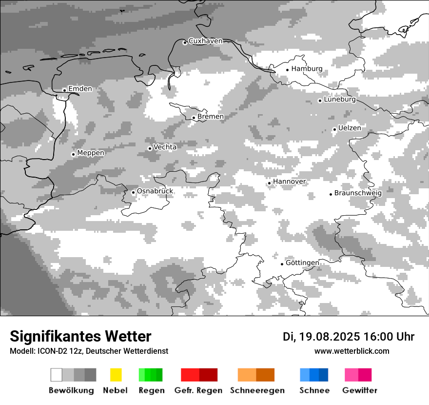 Modellkarten Signifikantes Wetter