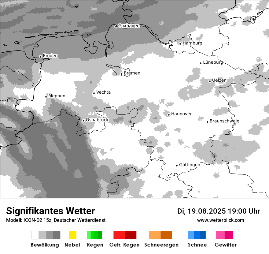 Modellkarten Signifikantes Wetter