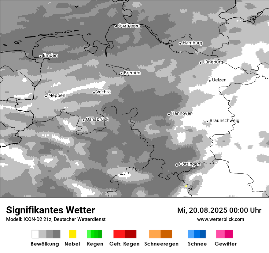 Modellkarten Signifikantes Wetter