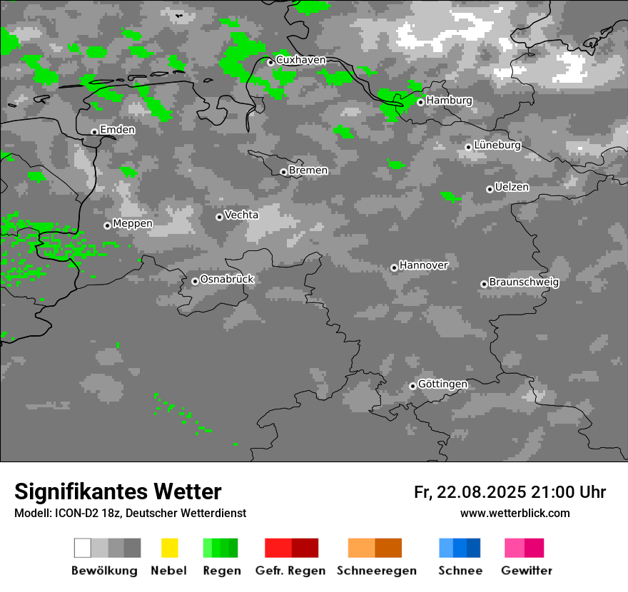 Modellkarten Signifikantes Wetter