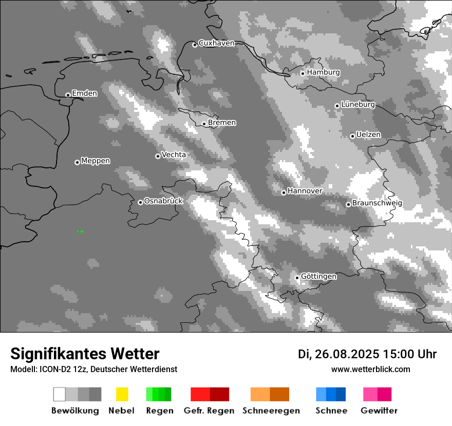 Modellkarten Signifikantes Wetter