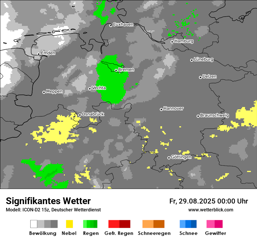 Modellkarten Signifikantes Wetter