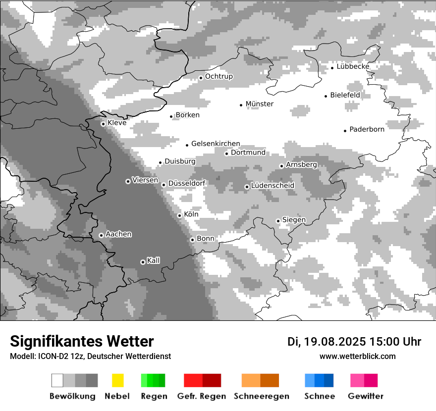 Modellkarten Signifikantes Wetter