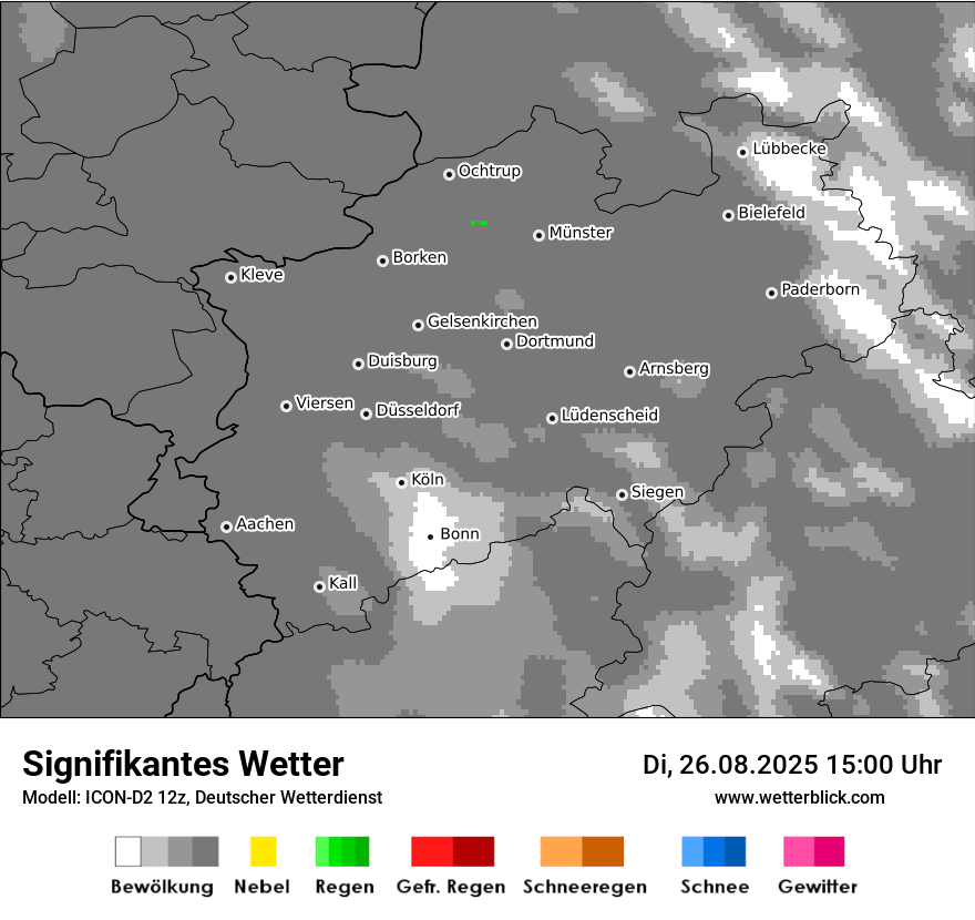 Modellkarten Signifikantes Wetter