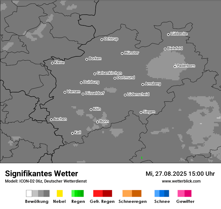 Modellkarten Signifikantes Wetter