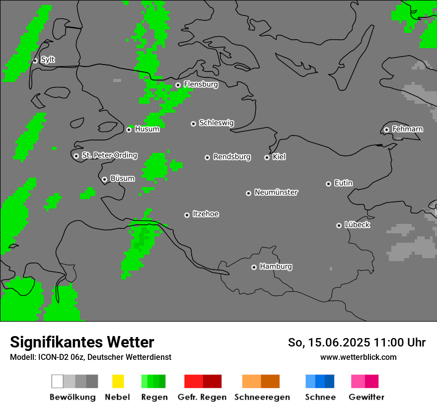 Modellkarten Signifikantes Wetter