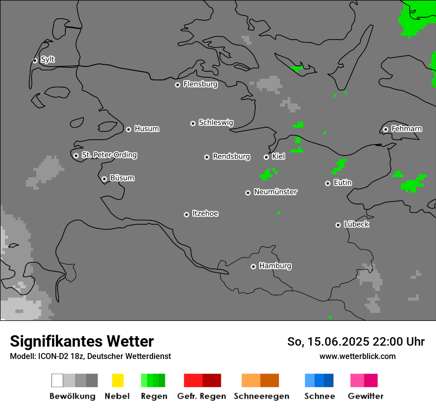 Modellkarten Signifikantes Wetter