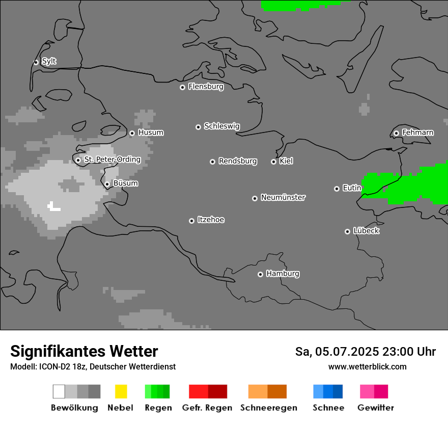 Modellkarten Signifikantes Wetter