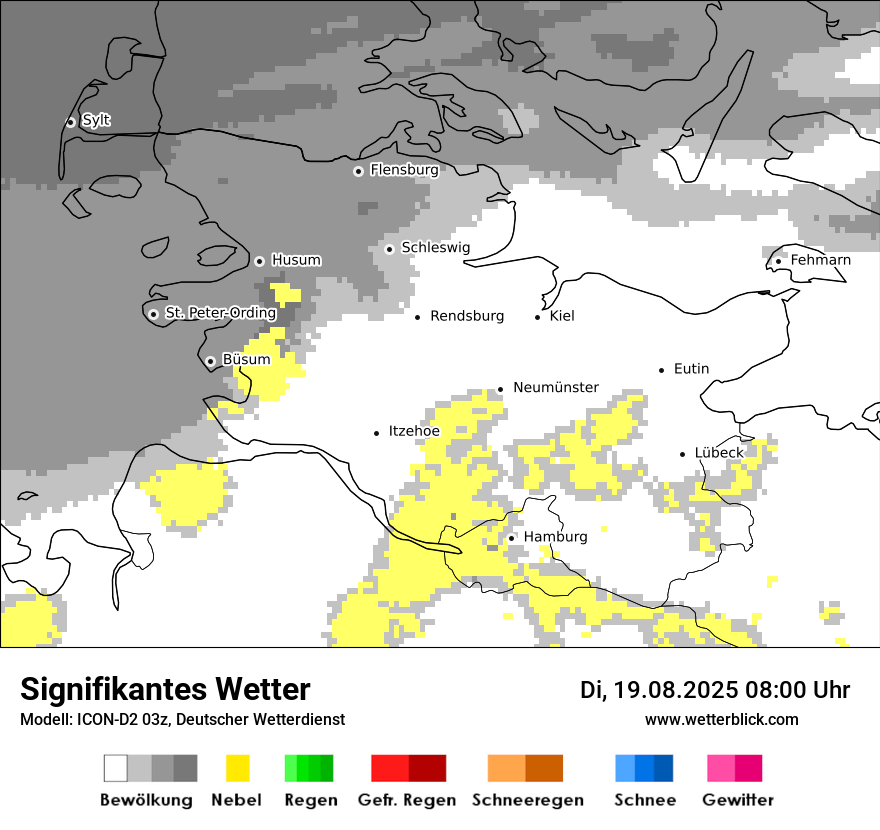 Modellkarten Signifikantes Wetter