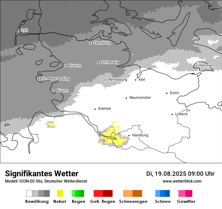 Modellkarten Signifikantes Wetter