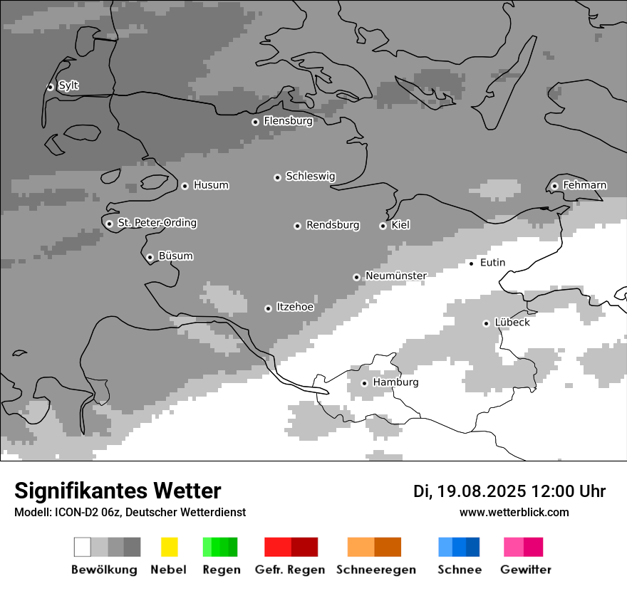 Modellkarten Signifikantes Wetter