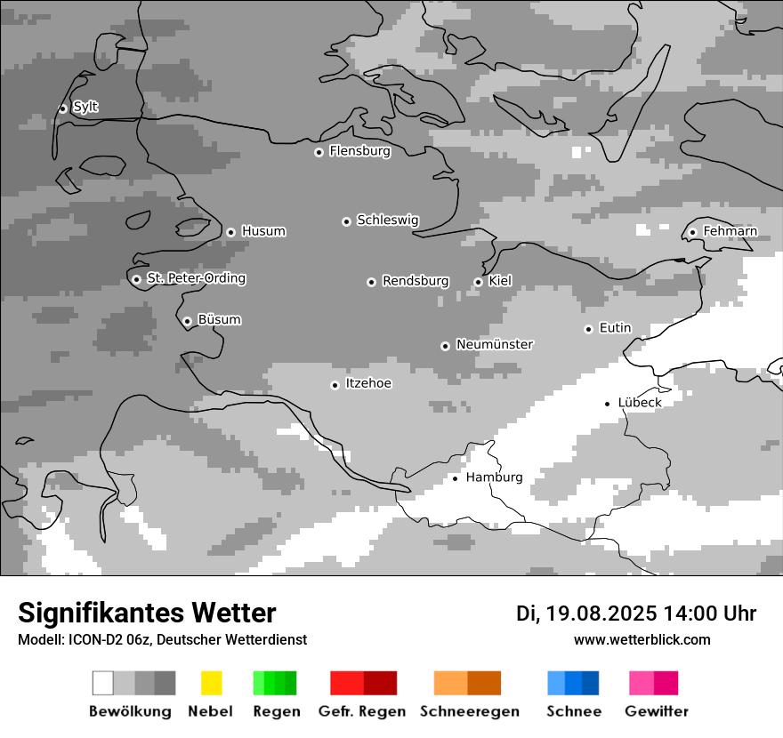 Modellkarten Signifikantes Wetter