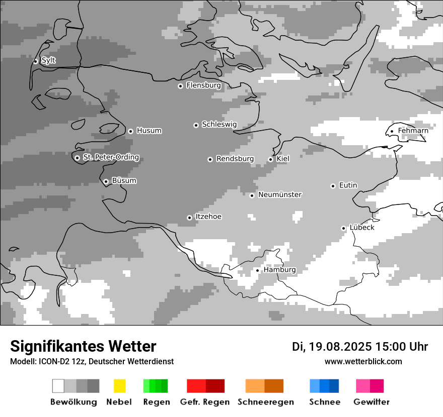 Modellkarten Signifikantes Wetter