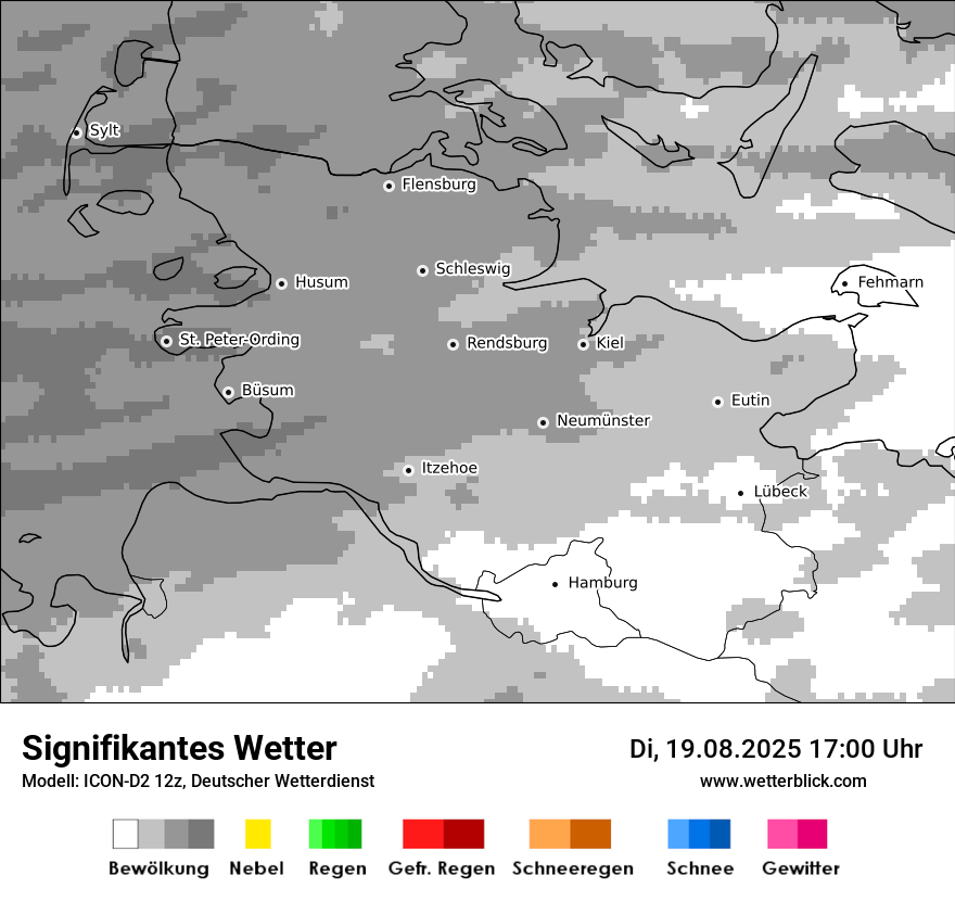 Modellkarten Signifikantes Wetter