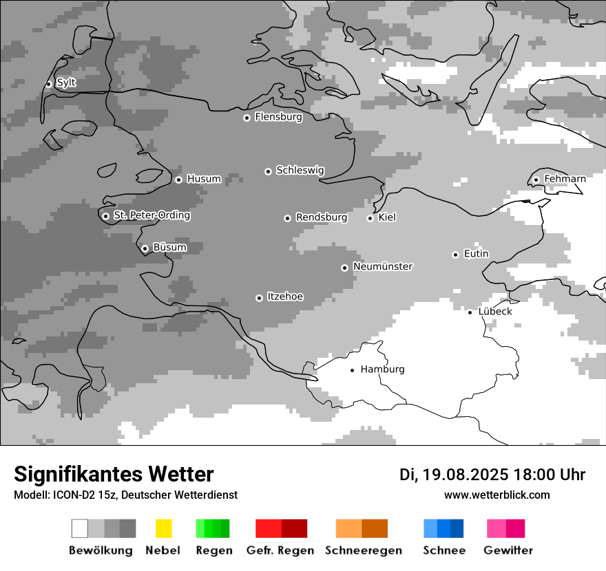 Modellkarten Signifikantes Wetter