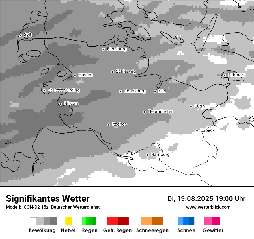 Modellkarten Signifikantes Wetter