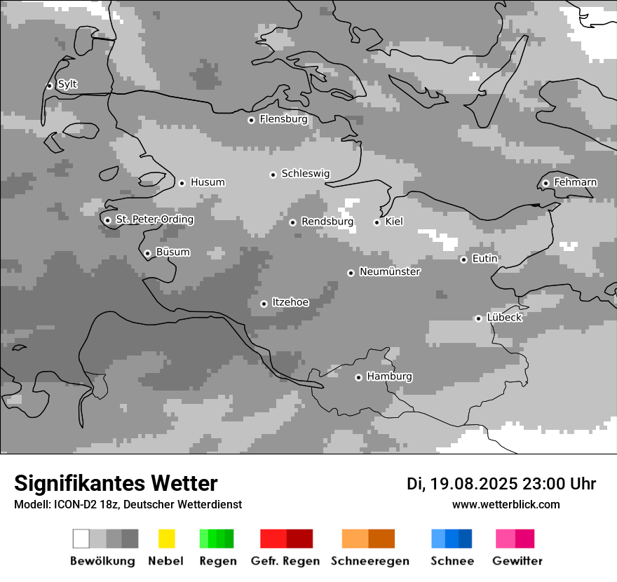 Modellkarten Signifikantes Wetter