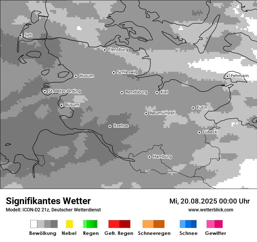 Modellkarten Signifikantes Wetter