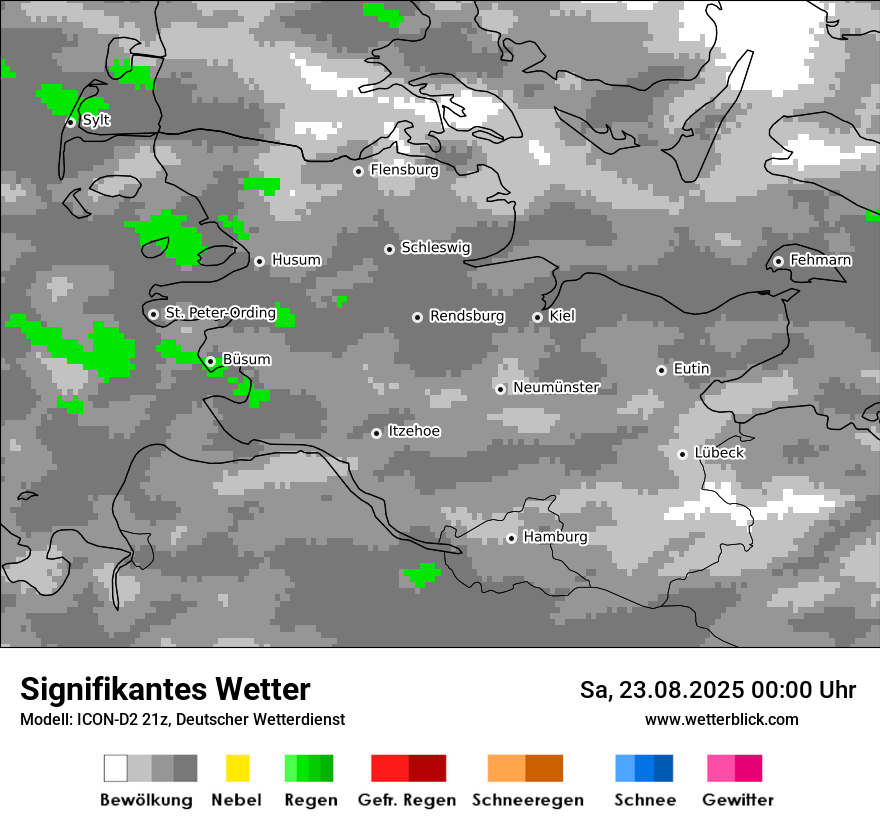 Modellkarten Signifikantes Wetter