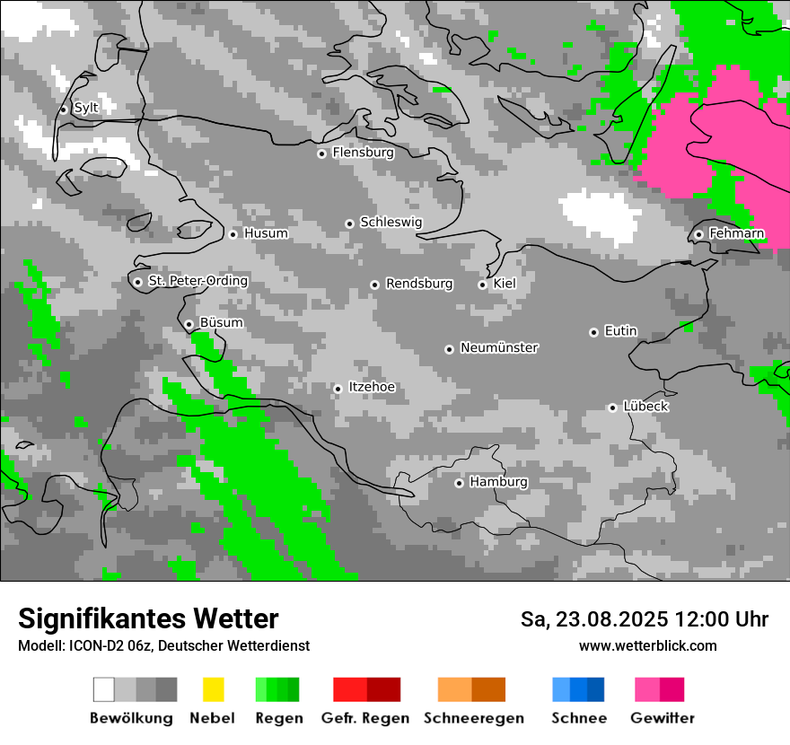 Modellkarten Signifikantes Wetter