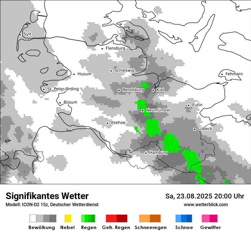 Modellkarten Signifikantes Wetter