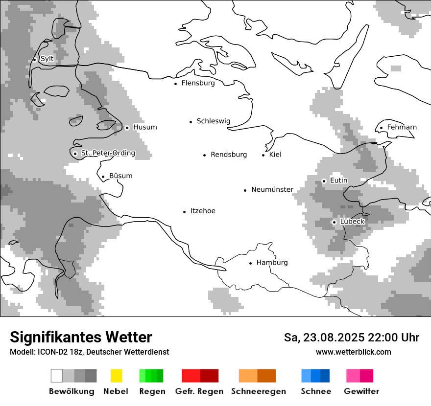 Modellkarten Signifikantes Wetter