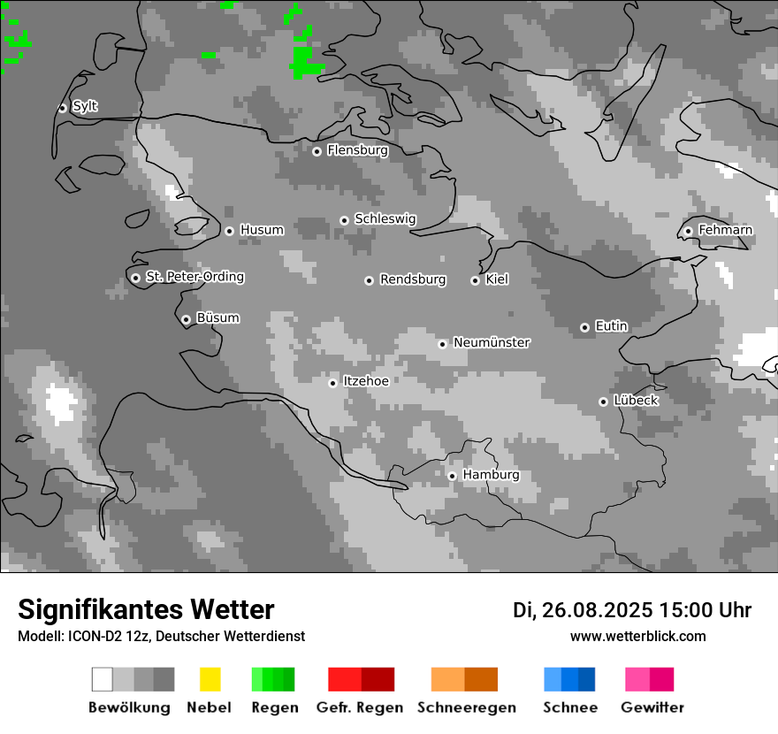 Modellkarten Signifikantes Wetter