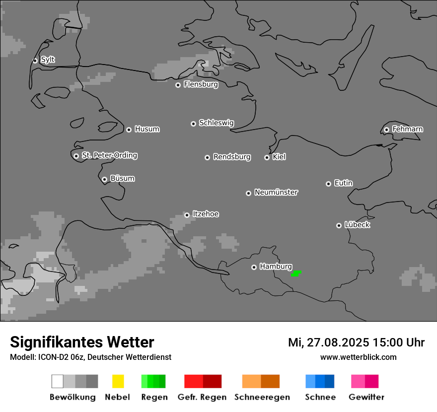 Modellkarten Signifikantes Wetter