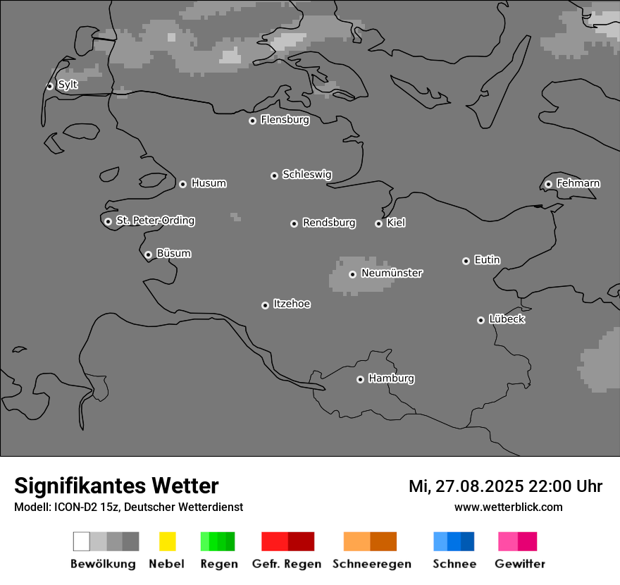 Modellkarten Signifikantes Wetter