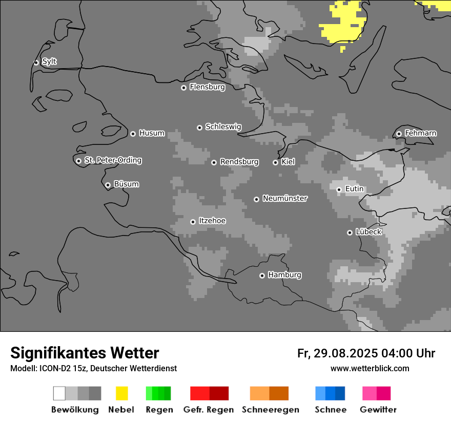 Modellkarten Signifikantes Wetter