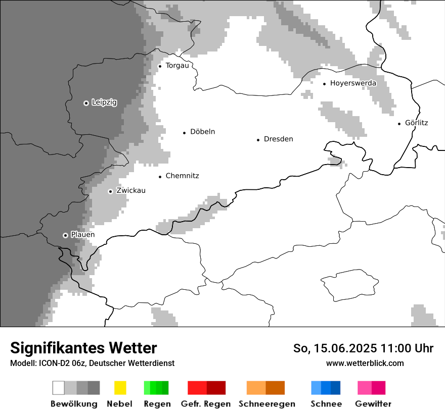 Modellkarten Signifikantes Wetter