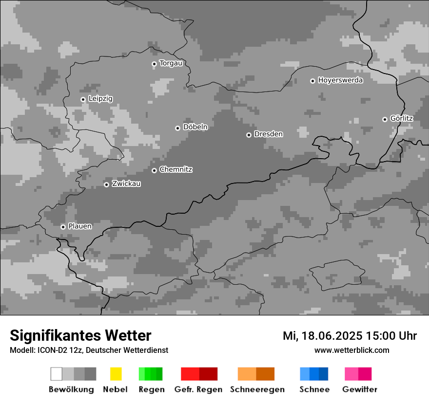 Modellkarten Signifikantes Wetter