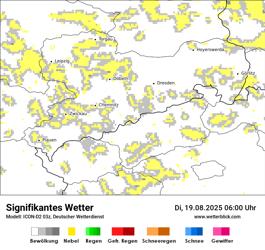 Modellkarten Signifikantes Wetter