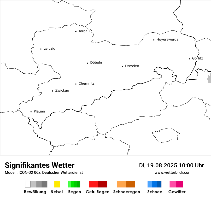 Modellkarten Signifikantes Wetter