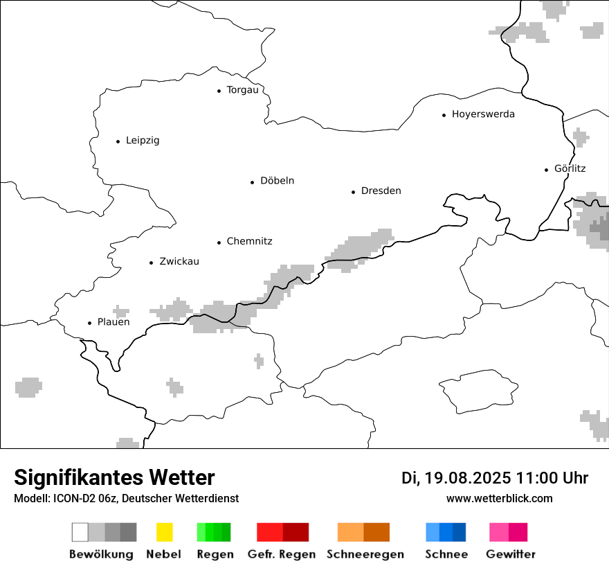 Modellkarten Signifikantes Wetter